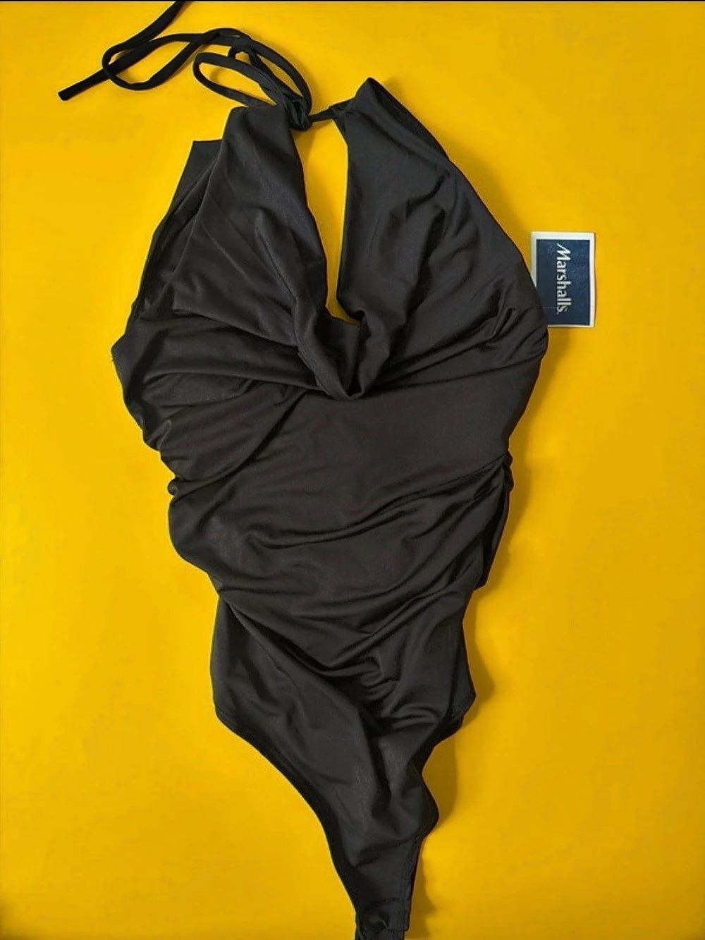 Marshalls Black One Piece Swimsuit Size Small NWT